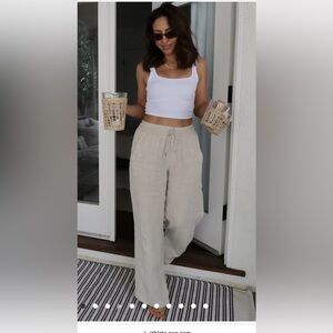 EUC Cp Shades Linen Wide Leg Pants